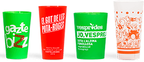 reusable printed cup for big events
