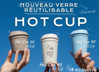 Rejoignez la durabilité et commandez votre boisson pour accompagner votre Hot Cup!