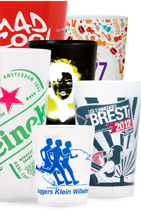 plastic cups with personalisation shop