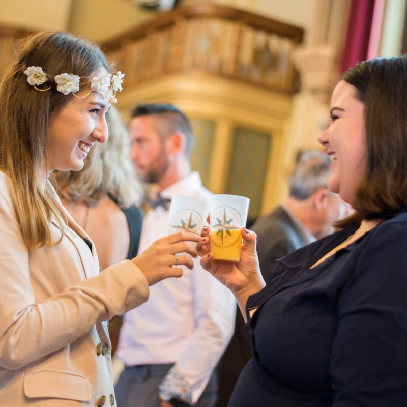 Verres personnalisés pour mariages