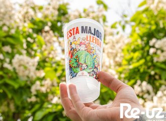La Fête Majeure de Lleida, à nouveau avec les gobelets réutilisables et leur gestion intégrale