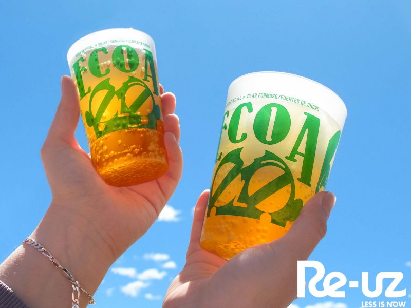 ECOA, Europe's first cross-border festival, relies on Re-uz reusable cups