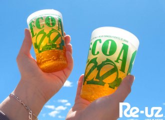 ECOA, premier festival transfrontalier d'Europe, sur gobelets réutilisables 