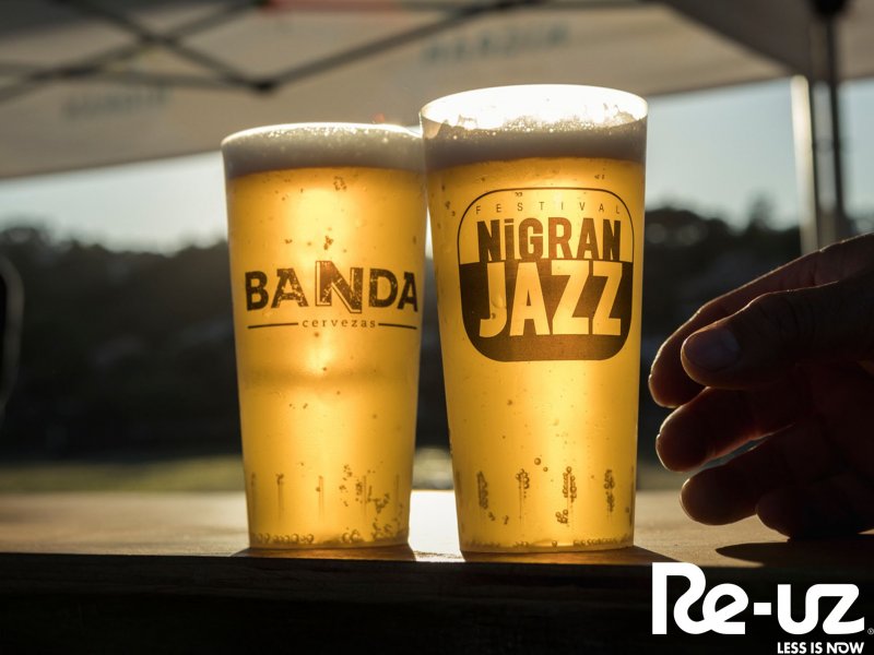 NigranJazz durable avec des gobelets réutilisables