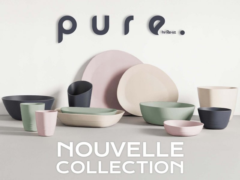 PURE, la nouvelle collection de vaisselle réutilisable de Re-uz, S.L.