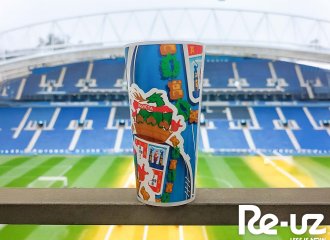 Re-uz reusable cups fill the Dragão Stadium!