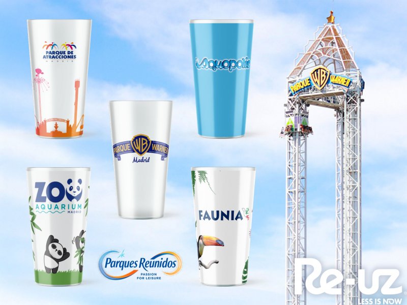 Parques Reunidos trusts Re-uz with the implementation of reusable cups