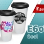 New 50/60 cl reusable cup with lid