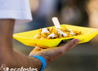 Festival Sinsal durable avec des assiettes réutilisables
