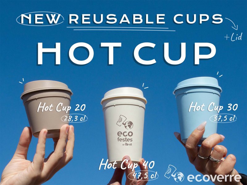 Join sustainability and order your drink to go with your Hot Cup!