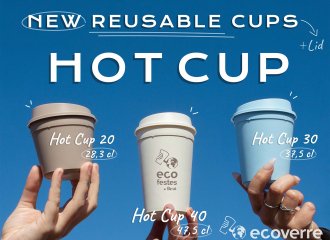 Join sustainability and order your drink to go with your Hot Cup!