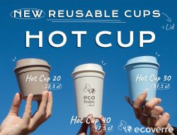 Join sustainability and order your drink to go with your Hot Cup!