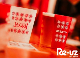 Jaleo! Le festival débute avec l'utilisation de gobelets réutilisables!