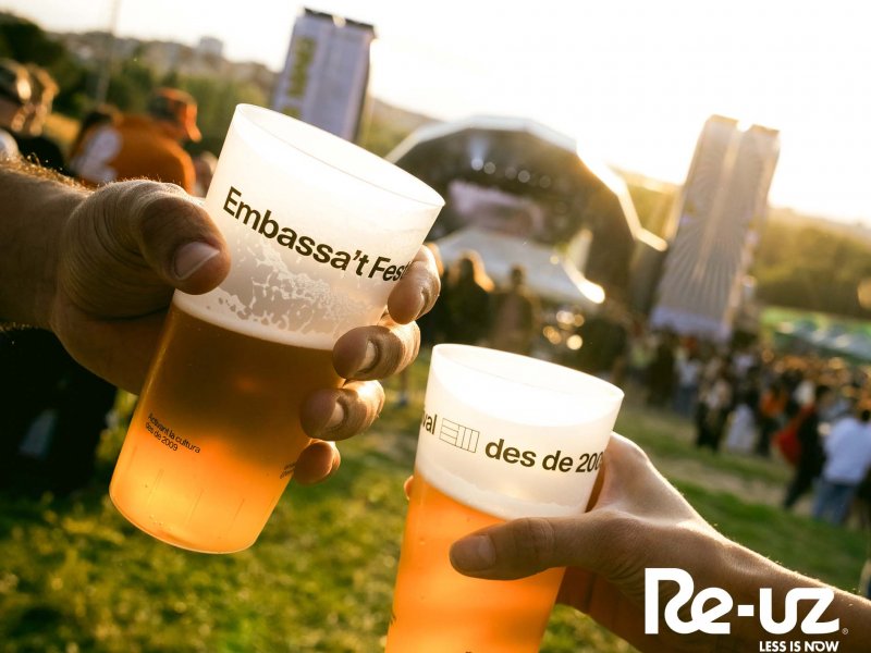 Embassa't festival with a long-term reuse system for cups